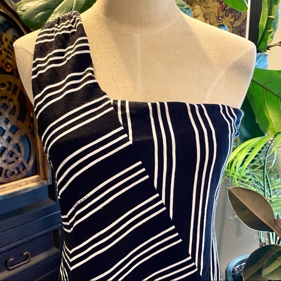 Anthropologie Maeve Moka One Shoulder Knit Dress - Picture 15 of 16